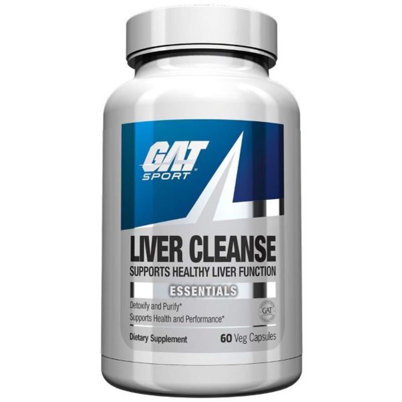Gat Sport Liver Cleanse - 60 Veg.Capsules - Support Healthy Liver Function - Detoxify and Purity - Support Health and Performance.